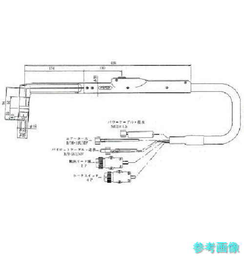 《メーカー直送》 ダイヘン CTZWM-1201 プラズマ切断トーチ CTZWM-1201 【1本】