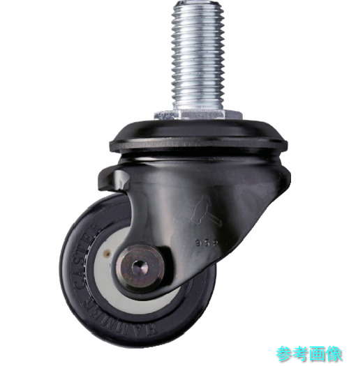 ハンマー 540SA-NRB50 低床重荷重用ねじ込み旋回式ナイロン車輪(ボールベアリング)50mm 【1個】のサムネイル