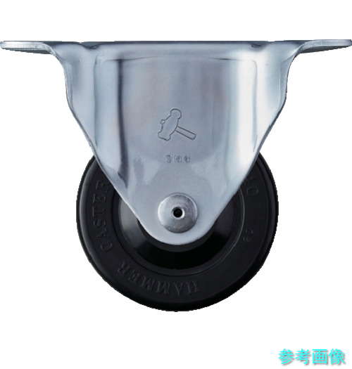 ハンマー 440R-R100 Gシリーズ固定式ゴム車輪 100mm 【1個】