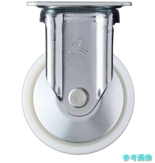 (ハンマー) 420SRP-NRB100 固定式ナイロン車輪(ラジアルボールベアリング)100mm 【1個】