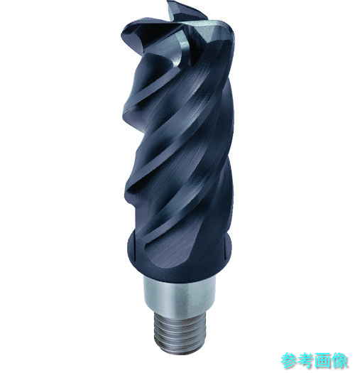 三菱 IMX20C4HV200R10040(EP7020) 4枚刃長刃タイプ難削材加工用 超硬制振ラジアスヘッド20mm (コート品) EP7020 【1個】