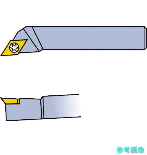 三菱 SDJEL1616H15 外径・倣い加工用 SDJE形スクリューオン式アルミニウム合金用バイトホルダ DE形イン..