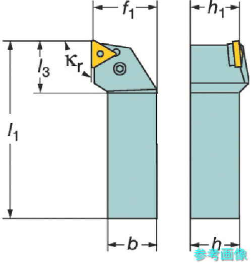 SANDVIK PTGNL 2525M 16 T-Max P ネガチップ用シャンクバイト(210) 【1個】