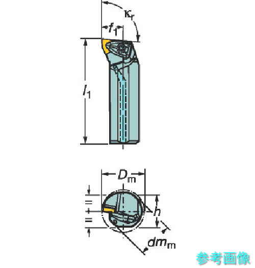 SANDVIK A32T-DWLNL 06 コロターンRC ネガチップ用ボーリングバイト(410) 【1個】
