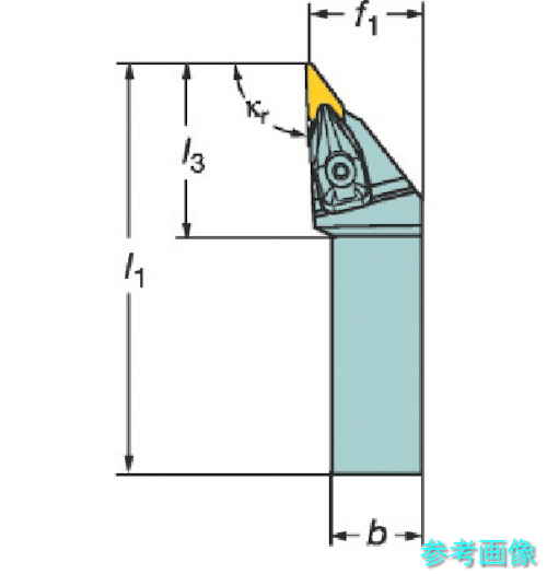 SANDVIK DVJNR 2525M 16 コロターンRC ネガチップ用シャンクバイト(410) 【1個】