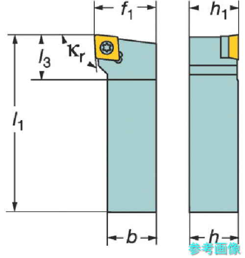 SANDVIK SCLCL 2020K 09 コロターン107 ポジチップ用シャンクバイト(210) 【1個】
