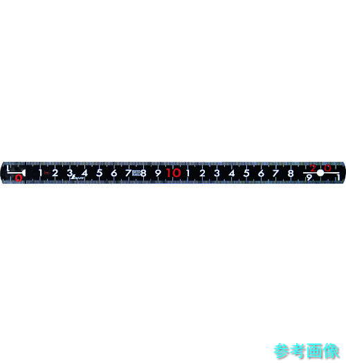 シンワ 78625 ファイバー折尺 5折 1m cm表示 ブラック 【1個】(4)