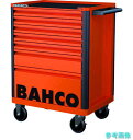 《個人宅配送不可》BAHCO 1472K7 スチール製ワゴン ツールストレージエントリー オレンジ 7段 【1台】