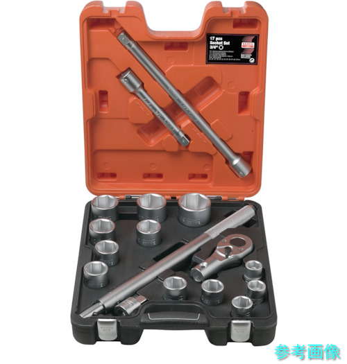 BAHCO SLX17 3/4ソケットレンチセット(6角) 差込角19mm 17点セット 【1S】