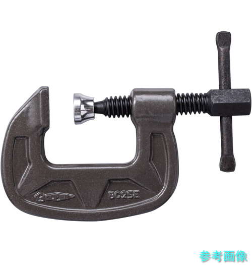 スーパー BC25E シャコ万力(バーコ型)25mm メタリックグレー焼付塗装 【1丁】