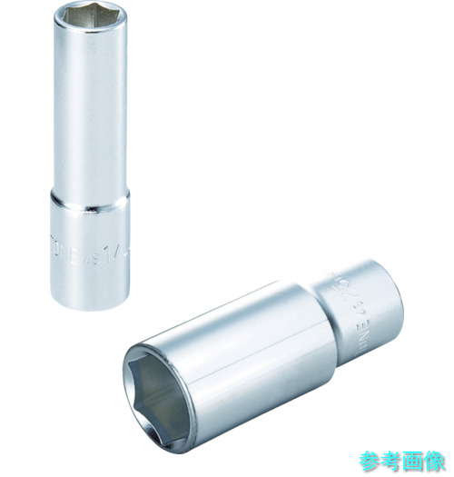 TONE 4S-14L ディープソケット(6角) 対辺寸法14mm 全長83mm 【1個】