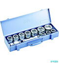 TONE NV6102 インパクト用ソケットセット(メタルトレー付) 12pcs 差込角19.0mm 【1S】