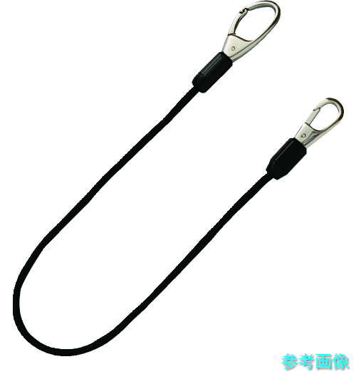 TOP SFC-902 ゴム製セーフティーコード ハイスリム ブラック 【1本】