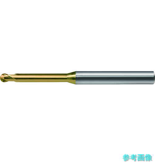 ユニオンツール HSLB2010-080S 2枚刃ショートシャンクロングネックボール R0.5×有効長8×刃長0.8×首径0.98 【1本】