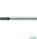 ユニオンツール CXERS4020-05-050 4枚刃不等分割不等リード高能率ラジアスエンドミル 外径2×コーナー半径R0.5×刃長5×全長50 【1本】(4)