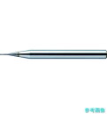 ユニオンツール DLCLB2005-050 DLCCOAT2枚刃銅電極加工用ロングネックボールR0.25×有効長5×刃長0.4×首径0.49×全長45 【1本】