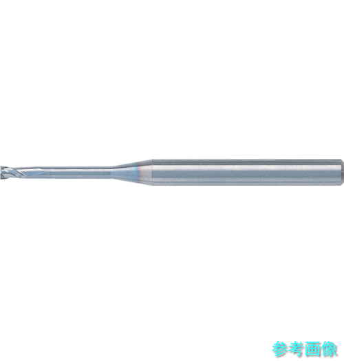 ユニオンツール C-CER2001-0.3 UTコート2枚刃ロングネックスクエアC-CER 外径0.1×有効長0.3×刃長0.1×全長45×シャンク径4 【1本...