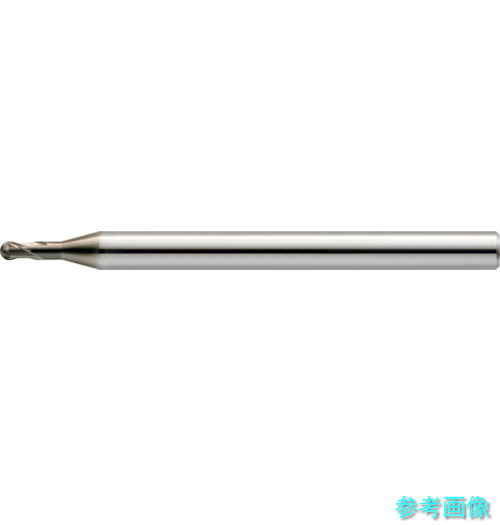 ユニオンツール HGLB2015-030-6 HMGコート2枚刃高硬度材加工用ロングネックボールR0.75×有効長3×刃長1.2×首径1.47×全長50 【1本...