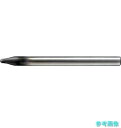 ユニオンツール UDCBH2007-0049 超硬合金・硬脆材加工用2枚刃ハイスピードボールエンドミル R0.35×刃長0.49×シャンク径4×全長50 【1本】(4)