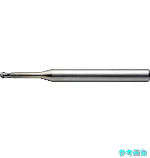 ユニオンツール HWLB2020-040 HMWCOAT2枚刃高硬度材加工用ロングネックボールエンドミルHWLB ボール半径R1×有効長4×刃長1.6×首径1....