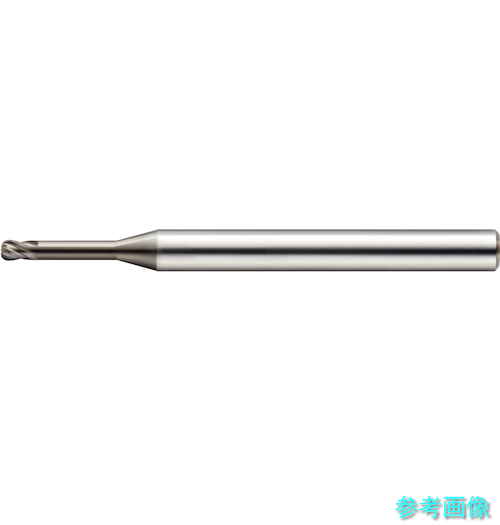 ユニオンツール HGLRS4008-02-060 4枚刃ロングネックラジアスHMGコート 外径0.8×コーナー半径R0.2×有効..