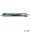 ヤマワ C-CD-Q-2.5X90X7.7 弱ねじれ溝A形90° 超硬センタ穴ドリル C-CD-Q 2.5X90°X7.7 【1本】(4)
