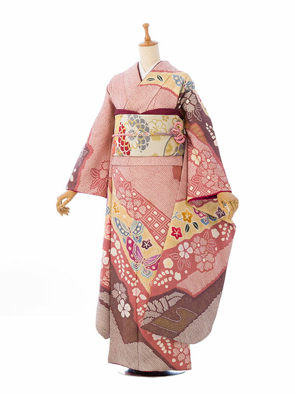 【レンタル】振袖　レンタル【2月〜12月】結婚式 成人式 結納 卒業式 レンタル着物 振袖 貸衣装 フルセット 小物一式つき 振り袖 送料無料 4S691