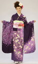 【レンタル】振袖レンタル |1月| 紫地 結婚式 成人式 結納 卒業式 レンタル着物 振袖 貸衣装 フルセット 小物一式つき 振り袖 送料無料 新品足袋プレゼン...