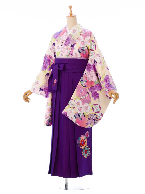 【レンタル】 卒業袴 卒業式 袴|女性 卒業袴セット 卒業式袴レンタル 袴セット 卒業袴レンタル 着物レンタル 着物 レトロ 袴レンタル レトロモダン 女 新品足袋プレゼント代引手数料無料 HELC440_HDLC440 2.5