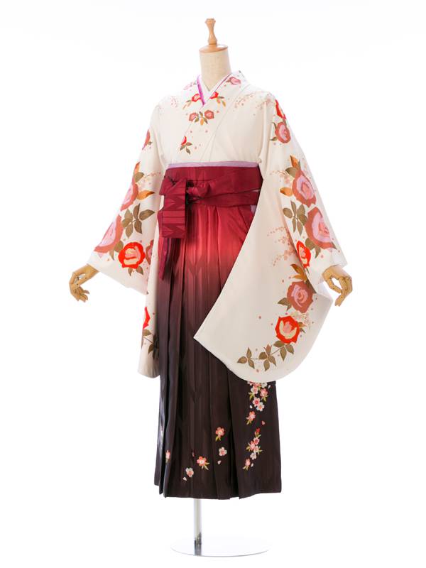 【レンタル】レンタル袴 | 袴セット 衣装レンタル レンタル衣装 卒業式袴セット セット 袴レンタル 卒業式 着物 卒業袴 貸衣装 貸衣裳 女袴 袴 ☆新品足袋プレゼント☆ r966_e-h015-24-1