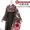【レンタル】袴 レンタル 卒業袴 卒業式 はかま 袴レンタル 振袖袴 袴セット 着物 代引手数料無料 新品足袋プレゼント 6S010 HDLY184