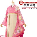 【レンタル】袴 レンタル 卒業袴 卒業式 はかま 袴レンタル 振袖袴 袴セット 着物 代引手数料無料 新品足袋プレゼント 8S184 HDLY560