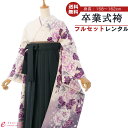 【レンタル】袴 レンタル 卒業袴 卒業式 はかま 袴レンタル 振袖袴 袴セット 着物 代引手数料無料 新品足袋プレゼント 8S204 HDLY579