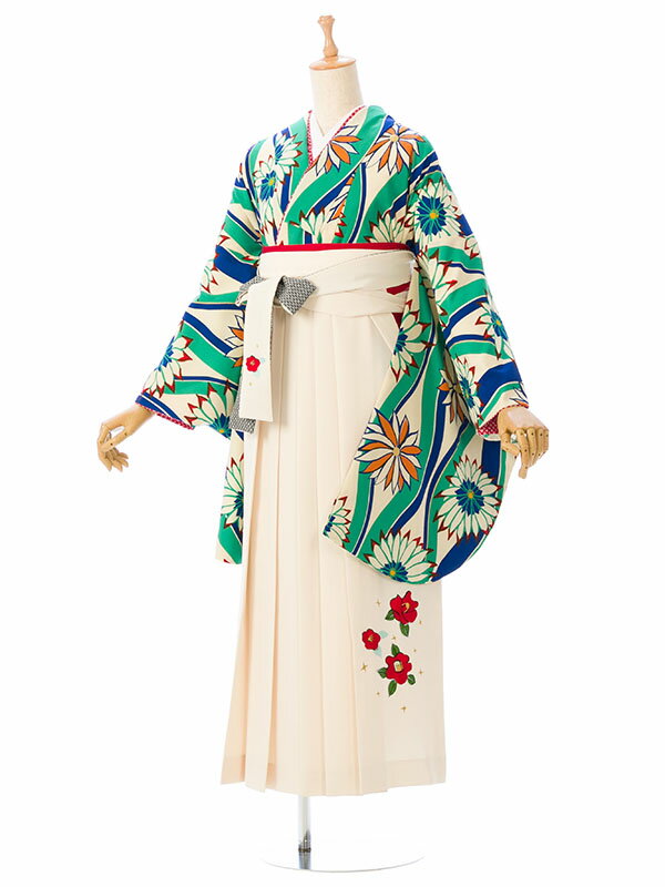 【レンタル】卒業袴 代引き手数料無料 卒業式 袴レンタル 九重 小紋 レトロ 袴 着物 レトロモダン フルセット 新品足袋プレゼント 卒業袴レンタル セット 女 はかま 女性 レンタル袴 卒業式袴セット 卒業式袴レンタル 袴セット hag1364 R1364_H127-24-1