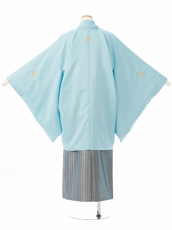 【レンタル】 卒業式 袴レンタル 150〜155cm ジュニア着物 男の子 1/2成人式 記念写真 着物レンタル きもの 羽織袴 小学生 はかま BV-020 BW-008-85-4