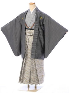 【レンタル】 卒業式 袴レンタル ジュニア着物男の子 結婚式 卒業式 1/2成人式 着物レンタル きもの小学生 往復送料無料 新品足袋プレゼント フルセット 男の子 羽織袴 小学生 はかま BV-070キャンペーン