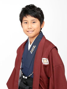 【レンタル】 卒業式 袴レンタル ジュニア着物男の子 結婚式 卒業式 1/2成人式 着物レンタル きもの小学生 往復送料無料 新品足袋プレゼント フルセット 男の子 羽織袴 小学生 はかま BV-081A通販