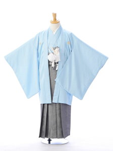 【レンタル】 卒業式 袴レンタル ジュニア着物 男の子1/2成人式 着物レンタル きもの 羽織袴 小学生 はかま BV-020 BW-008-85-4 153cm-158cmくらいネット予約