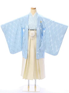 【レンタル】 卒業式 袴レンタル ジュニア着物男の子 結婚式 卒業式 1/2成人式 着物レンタル きもの小学生 往復送料無料 新品足袋プレゼント フルセット 男の子 羽織袴 小学生 はかま BV-042ネット予約