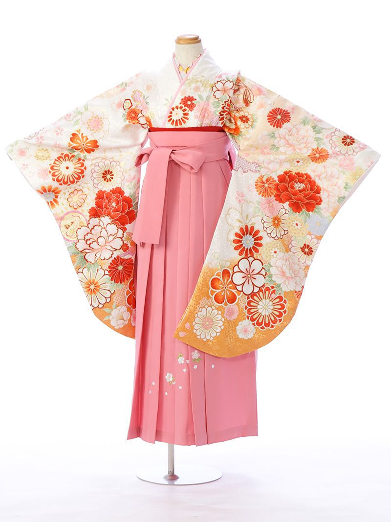 【送料無料】京都絵師によるオリジナル柄＆レース生地の被布セット　七五三 女の子 年賀状写真やお正月やひな祭りにも　着物　TAK