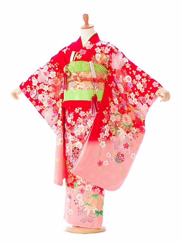 【レンタル】 7歳 女の子 七五三 着物 貸衣装 7歳 フルセット 送料無料 七五三着物 七歳 髪飾り 753 衣装 足袋 着物レンタル 和装 小物 きもの レ...