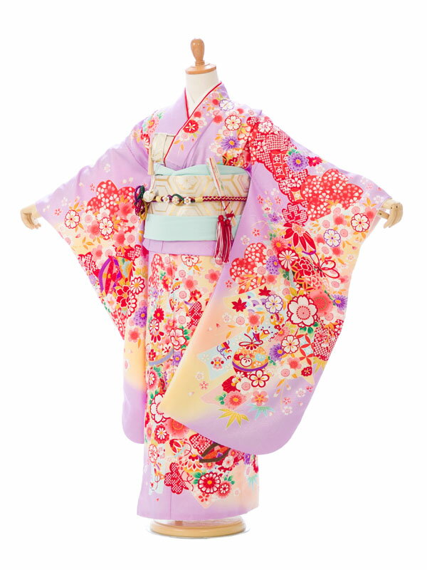 【レンタル】 7歳 女の子 七五三 着物 貸衣装 7歳 フルセット 送料無料 七五三着物 七歳 髪飾り 753 衣装 足袋 着物レンタル 和装 小物 きもの レ...