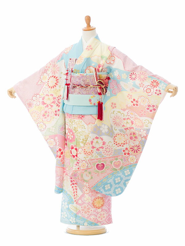 【レンタル】 7歳 女の子 七五三 着物 貸衣装 7歳 フルセット 送料無料 七五三着物 七歳 髪飾り 753 衣装 足袋 着物レンタル 和装 小物 きもの レ...