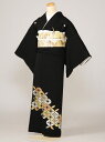 【レンタル】 留袖レンタルフルセット Mサイズ 黒留袖 レンタル 結婚式 母親 和服 列席 親族 留袖 141cm〜151cm 〜11号 送料無料 新品足袋プレ...