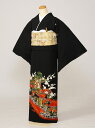 【レンタル】 留袖レンタルフルセット Mサイズ 黒留袖 レンタル 結婚式 母親 和服 列席 親族 留袖 149cm〜159cm 〜11号 送料無料 新品足袋プレ...