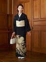 【レンタル】 留袖レンタルフルセット 黒留袖 レンタル 結婚式 母親 和服 列席 親族 留袖 送料無料 新品足袋プレゼント 小物一式つき 五つ紋 五三桐 結婚式...