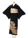 【レンタル】 留袖レンタルフルセット 黒留袖 レンタル 結婚式 母親 和服 列席 親族 留袖 送料無料 新品足袋プレゼント 小物一式つき 五つ紋 五三桐 結婚式...