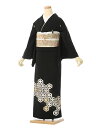 【レンタル】留袖 レンタル フルセット Mサイズ 145cm~155cm 13号まで 黒留袖 レンタル 50代 60代 末広付 結婚式 母親 和服 列席 親族 着物 送料無料 新品足袋プレゼント 小物一式付 草履バッグセット付 五つ紋 五三桐 結婚式 正装 和服 お値打ち 仲人 74A184