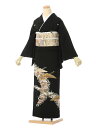 【レンタル】留袖 レンタル フルセット Mサイズ 150cm~158cm 13号まで 黒留袖 レンタル 50代 60代 末広付 結婚式 母親 和服 列席 親族 着物 送料無料 新品足袋プレゼント 小物一式付 草履バッグセット付 五つ紋 五三桐 結婚式 正装 和服 お値打ち 仲人 4K398