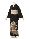 【レンタル】留袖 レンタル フルセット Mサイズ 150cm~158cm 13号まで 黒留袖 レンタル 50代 60代 末広付 結婚式 母親 和服 列席 親族 着物 送料無料 新品足袋プレゼント 小物一式付 草履バッグセット付 五つ紋 五三桐 結婚式 正装 和服 お値打ち 仲人 4K400